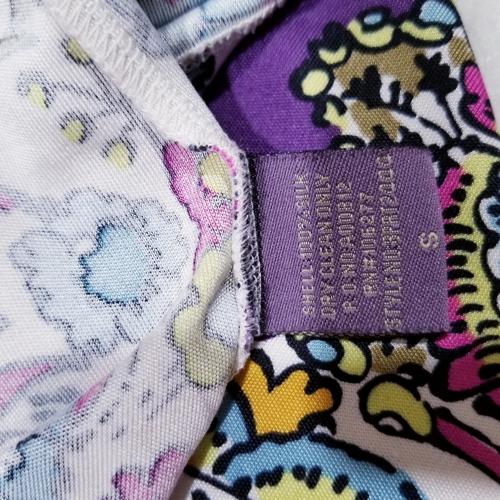 Hale Bob pattern sleeveless summer top. Size S - Picture 8 of 11